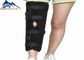 Zwarte Orthopedische Fysiotherapie Scharnierende Vaste de Kniesteun van de Kniesteun ROM voor Verwond Knie en Ligament leverancier