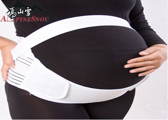CHINA Comfortabel Elastische van de de Vrouwentaille van het Vissenlint Zwangere de Riem In te ademen Witte Kleur leverancier