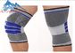 De Steunriem van de silicium Elastische Gebreide Knie voor Sport Vrije Steekproef leverancier