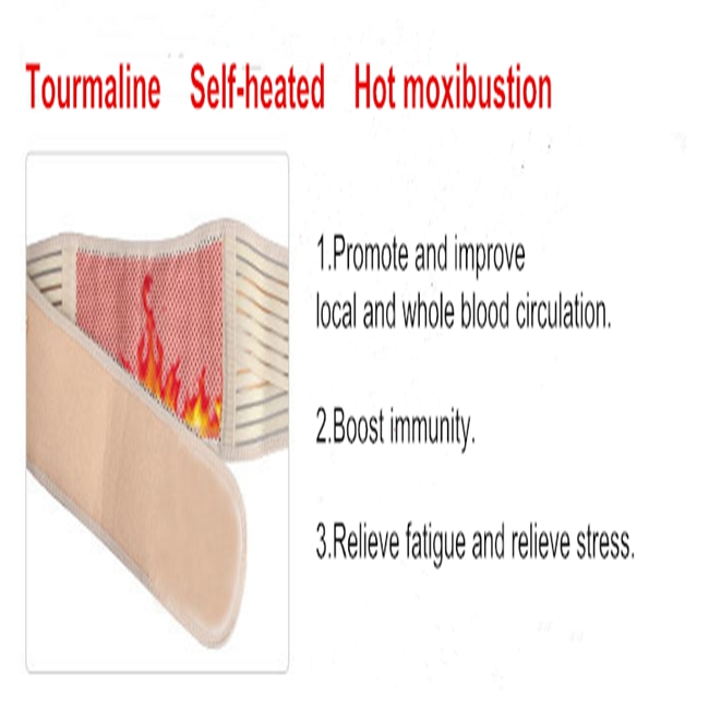 Tourmaline Zelf het verwarmen Warme van de de Riem Magnetische Therapie van de Taillesteun de Riemsteun